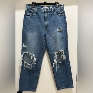 Distressed Blue Jeans for Women